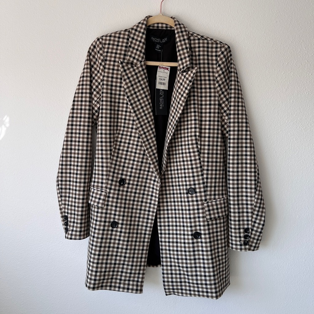 Checkered Blazer